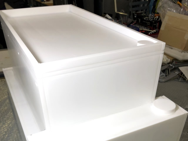 溶接オーバーフロー槽